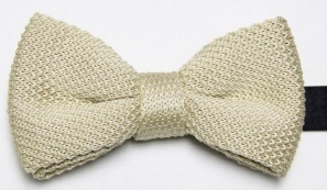 Cream Knitted Bow Tie Cream Knitted Bow Tie
