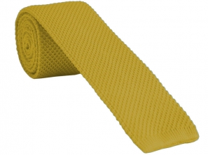 Gold Knitted Tie