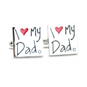 I Love My Dad Cufflinks I Love My Dad Cufflinks